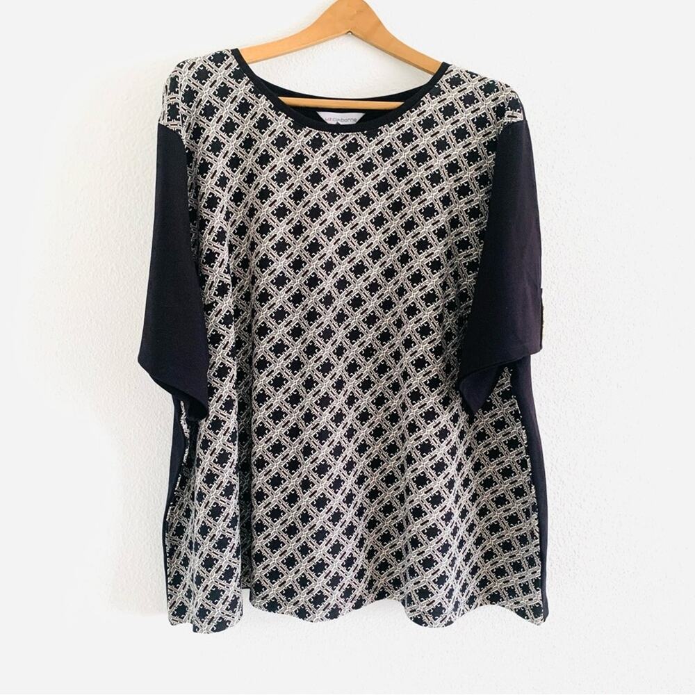 Liz Claiborne Black Gray T-Shirt NWT